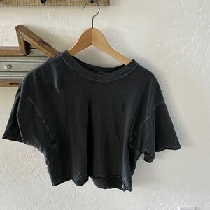 FP Movement washed Black Women's Top
